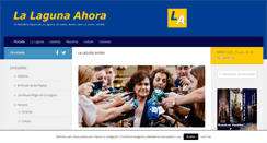 Desktop Screenshot of lalagunaahora.com